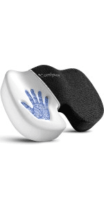 ComfySure Seat Cushion Extra Large - Firm Memory Foam Chair Pad for Recliner, Wheelchair, Office Chair, Stadium, Bleacher, Car, Floor, Patio Furniture, Bariatric Overweight Users 19”x17”x3”