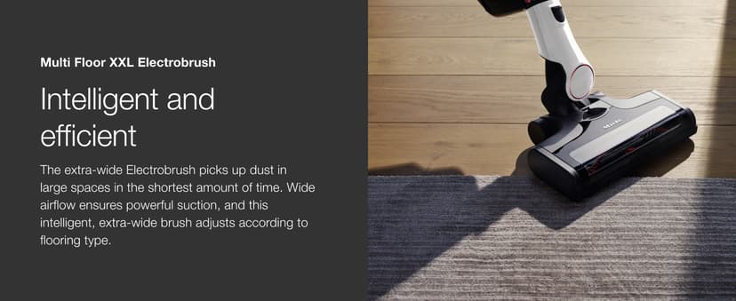 Miele Triflex HX1 3-in-1 Cordless Stick Vacuum Cleaner with XXL Multi Floor Electrobrush, Lotus White – 11423870