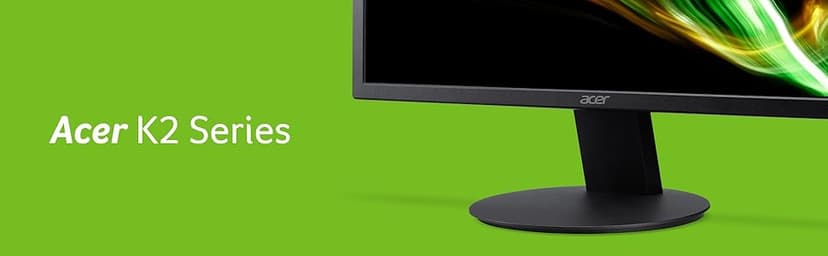 acer K202Q bi 19.5-inch Professional HD+ (1600 x 900) Monitor, 75Hz Refresh Rate, VESA Mountable, VisionCare Technologies, BlueLight Filter & Flickerless Technology (HDMI Port & VGA Port),Black