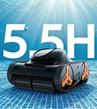 iGarden Robotic Pool Cleaner KN Series, 210-Min Runtime, Smart 3D Navigation, Full-Inverter Energy-Saving Tech, Cleans Floor, Wall & Waterline, for Above-Ground & Inground Pools, Matte Black