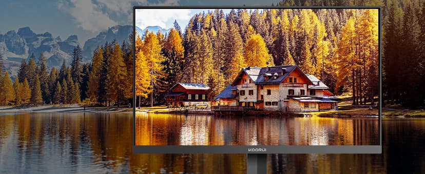 KOORUI 24" Gaming Monitor,180Hz 1ms Fast IPS Monitor, 1440P HDR400 Display, 90% DCI-P3 Color Gamut, Adaptive Sync, Slim Frame, VESA Mountable, HDMI 2.0, DP 1.4, G2421V