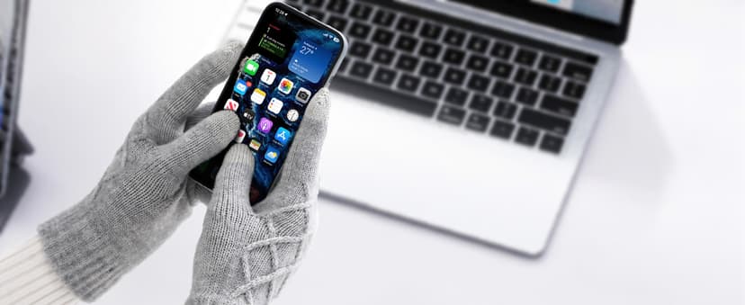 REACH STAR 2 Pairs Winter gloves for women Touch screen Elastic Thermal knit Lining Warm Gloves for Cold weather