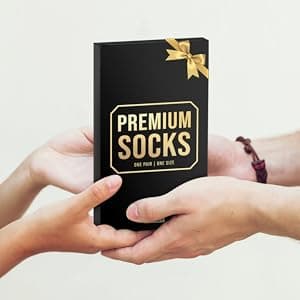 VICRAZY Christmas Gifts, Stocking Stuffers for Dad, Mom, Grandpa & Sister from Daughter, Son – Funny Socks for the Family