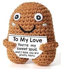 I Love You Gifts, Romantic & Naughty Crochet Potato for Him Her, Husband Boyfriend bf Gift from Wife Girlfriend gf, Best for Lover's Birthday, Christmas, Valentine's, Anniversary