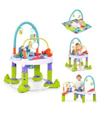 BABY JOY 6-in-1 Baby Activity Center, Baby Jumper & Interactive Play Table with 360° Rotating Seat, Detachable Toys & Music, Montessori-Inspired Design, Activity Center for Infant Toddlers 6-36 Months