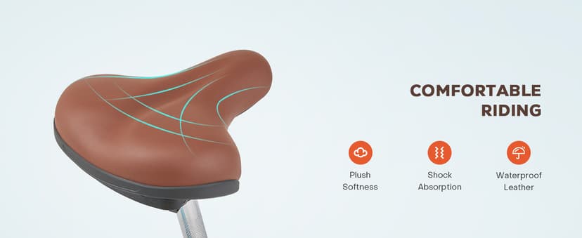 VIRIBUS Womens Cruiser Bike, 7 Speed Beach Cruiser Bike for Women, 26 inch Women Bicycle with Rattan Basket, City Commuter Vintage Retro Step Through Bicycle for Female Ladies Seniors, 330 Lb.