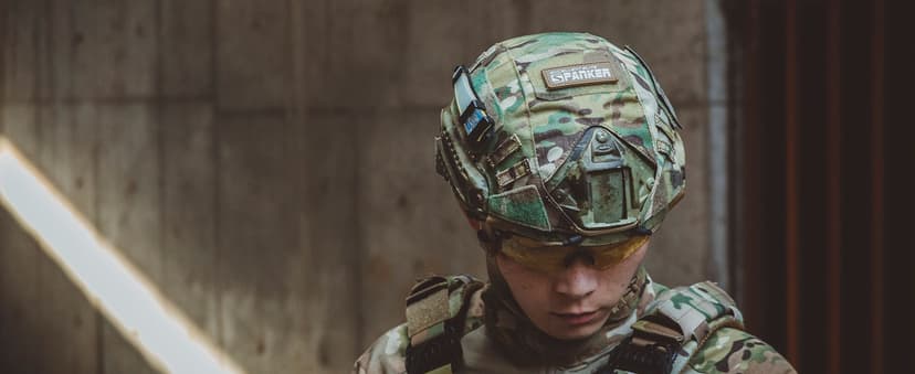 EXCELLENT ELITE SPANKER Tactical Helmet Cover, Military Fast Helmet Cover for Ops-Core Fast PJ/MH in Size M/L -Without Helmet