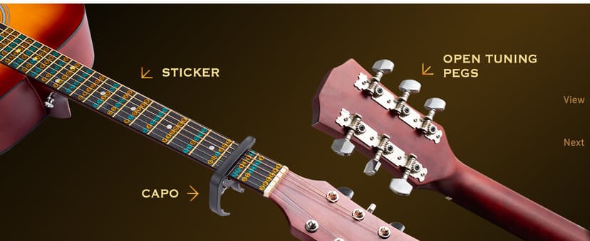 CAHAYA Acoustic Guitar For Beginner 41-inch - Full Size Wood Guitar Kit for Kids and Adults with Guitar bag Brass strings Capo String Pick and Clean Cloth for Gift CY0353