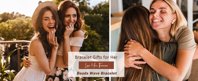 The Wave of Life Bracelet, Christmas Birthday Valentines Graduation Day Gifts for Women Her Gifts for Best Friend Sister Daughter Granddauhgter Niece B0DCJFR132