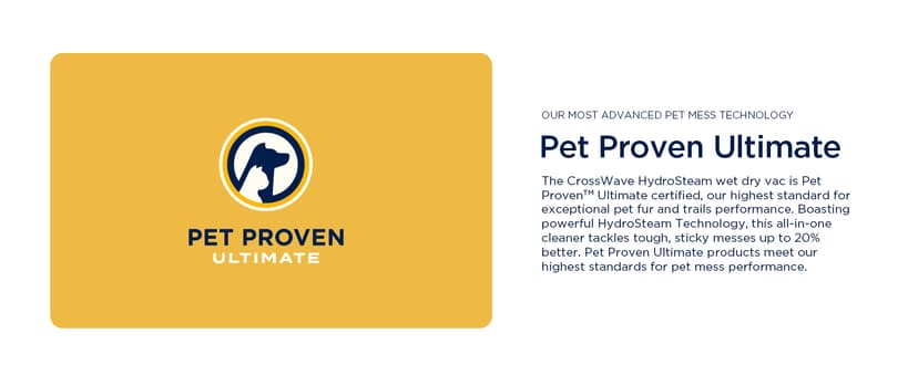 BISSELL® CrossWave® HydroSteam™ Wet Dry Vac, Multi-Purpose Vacuum, Wash, and Steam, Sanitize Formula Included, 35151