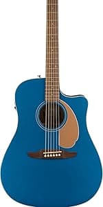 Fender CD-60SCE All-Mahogany Dreadnought Cutaway Acoustic Electric Guitar, with 2-Year Warranty, Fishman Pickup and Preamp System, Natural