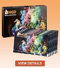 HGD (6 Pack) Magic Campfire Fire Color Changing Packets for Fire Pit, Indoor/Outdoor Fireplace, Bonfire - Rainbow Magical Flame, Camping Accessory, Compatible with Wood B0CHDSB1HB