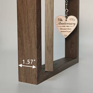 1 Year Anniversary Picture Frame Gifts, 1st Anniversary Frame for Her Him Girlfriend Boyfriend, Display Two 4x6 Inch