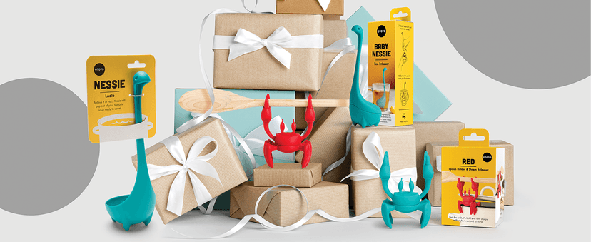 OTOTO Splatypus Jar Spatula for Scooping and Scraping - Unique Fun Cooking Kitchen Gadgets for Foodies - BPA-free & 100% Food Safe - Crepe Spreader