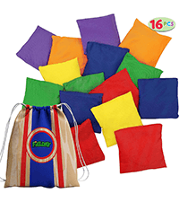 JOYIN 31PCS 3 in 1 Carnival Games, Easter Ring Toss Yard Set, Bean Bags, Cones - Outdoor Toys for Toddlers & Kids, Children's Indoor Play, Family Fun, Kids Party Cornhole Set, Lawn Games