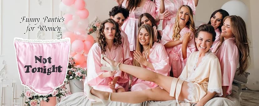 Hosrnovo Funny Underwear for Women, 28Inches Big Granny Panties Gag Gifts for Adults Men