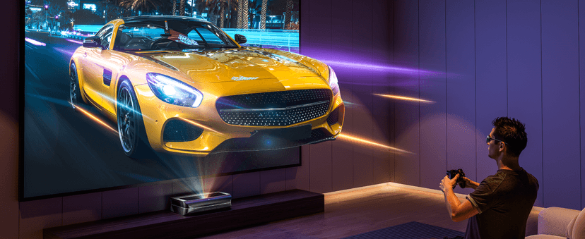 AWOL VISION DLP Link 3D Glasses, Rechargeable Active Shutter Eyewear Compatible with AWOL VISION LTV-3000 Pro and LTV-3500 Pro, Vanish TV & Other DLP-Link 3D projectors (2 Packs)