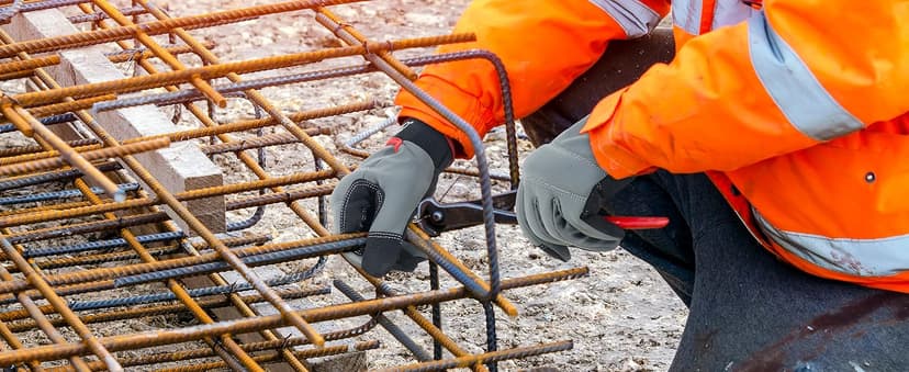 HANDLANDY Work Gloves for Men & Women, Utility Mechanic Working Gloves Touch Screen, Flexible Yard Work Gloves