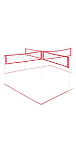 GoSports Slammo Outdoor Game Set - Perfect Holiday Gift For Teens, Kids and Family (Includes 3 Balls, Carrying Case and Rules)