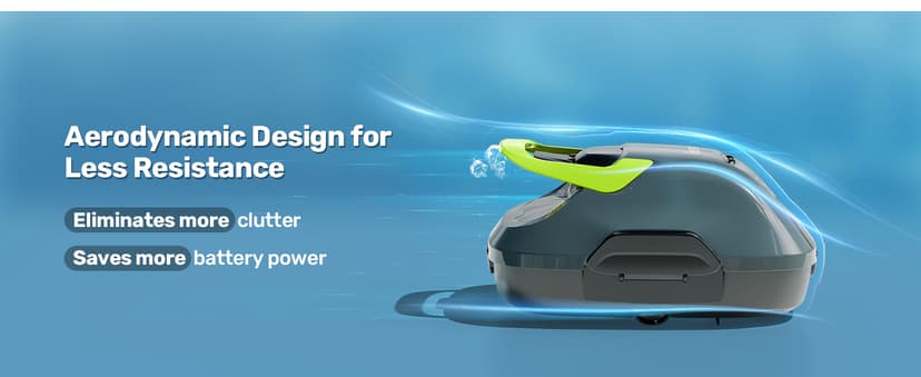 Cordless Robotic Pool Cleaner, 90 Min Runtime Pool Vacuum, Self-Parking, 7.5 lbs Lightweight, Ideal for Above Ground Pools up to 860 sq.ft