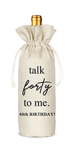 Socive 21st Birthday Wine Bag, Presents for 21st Birthday girl, 21 Years Old Gift Idea Wine Bag for Her Girl Friend, Sister Party Decorations B0B21FJ1NH