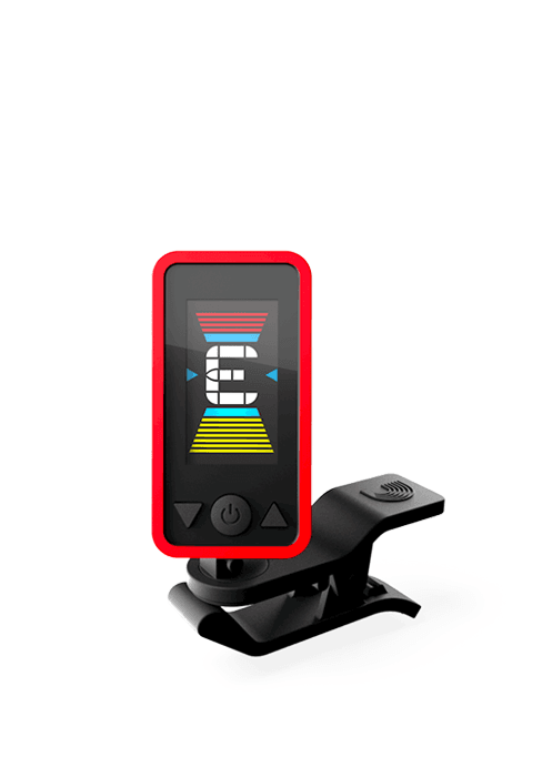 D'Addario Nexxus 360 Rechargeable Guitar Tuner - Clip On Guitar Tuner - Acoustic Guitar Tuner - Electric Guitar Tuner - 24 Hours of Tuning Time per Charge - Rotates 360-degrees