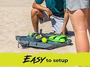 PaddleSmash - Pickleball Yard Game As Seen on Shark Tank - Beach, Backyard, Tailgate & Lawn, Outdoor Activities for Adults and Family - Easy Assembly