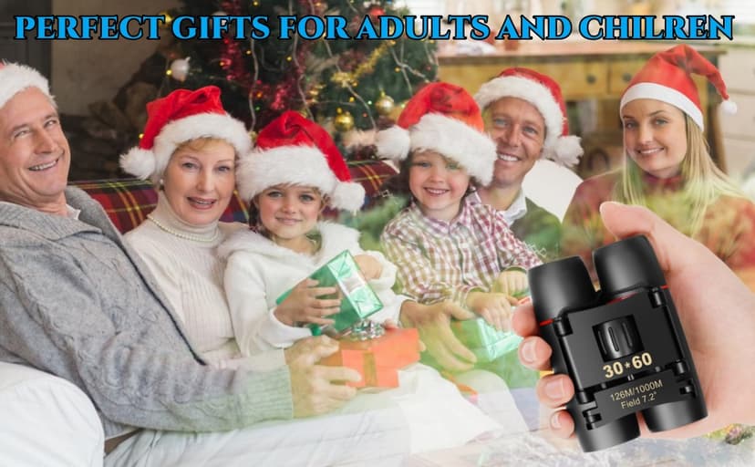 Compact Binoculars for Adults and Kids, HD Mini Portable Outdoor Binoculars Children, Pocket Lightweight Folding for Bird Watching, Hunting, Concert, Theater, Opera, Traveling, Tourism, Shows
