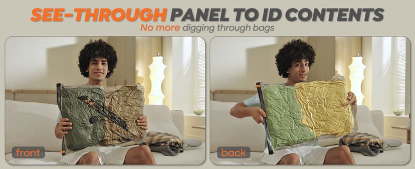 Rechargeable Wireless Pump Travel Storage Bags Set - 15 Pack Portable Space Saver Bags for Travel & Home - Vacuum Compression Packing Seal for Clothes, Blankets, Seasonal Storage