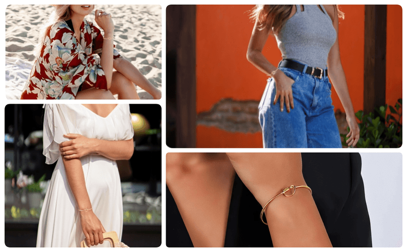 Best Friend Gifts for Women - Forever Love Knot Friendship Bracelets, Friendship Gifts for Women, Gifts for Best Friend Woman, Best Friend Birthday Gifts, Adjustable Bracelet for Christmas