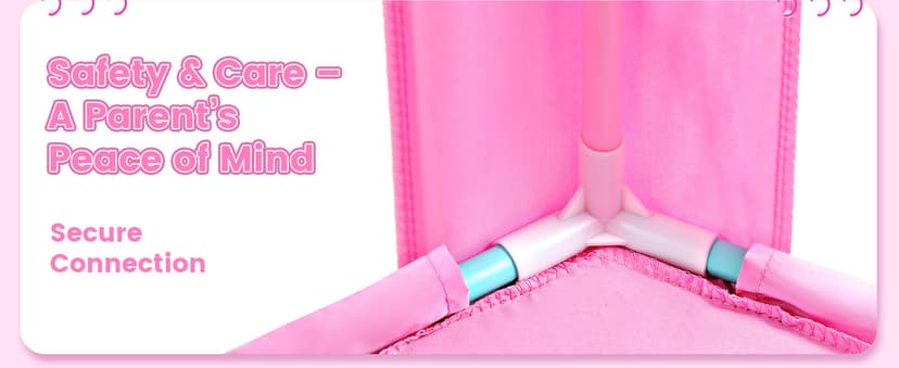 Monobeach Princess Tent Girls Large Playhouse Kids Castle Play Tent with Star Lights Toy for Children Indoor and Outdoor Games, 55'' x 53'' (DxH)