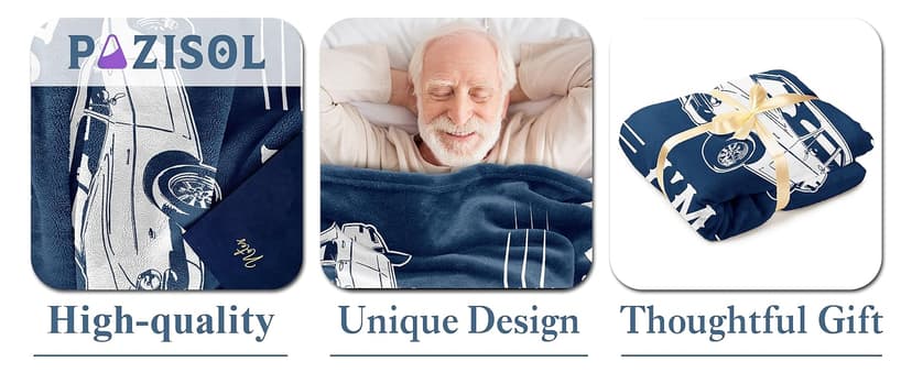 Gifts For Men, Funny Gifts For Men, Fathers Day Birthday Gift For Him, Best Older Man Gift Ideas, Unique Gag Present For Male Grandpa Dad Husband, Cool Fun Retired Gift For Man 60"X50" Blanket