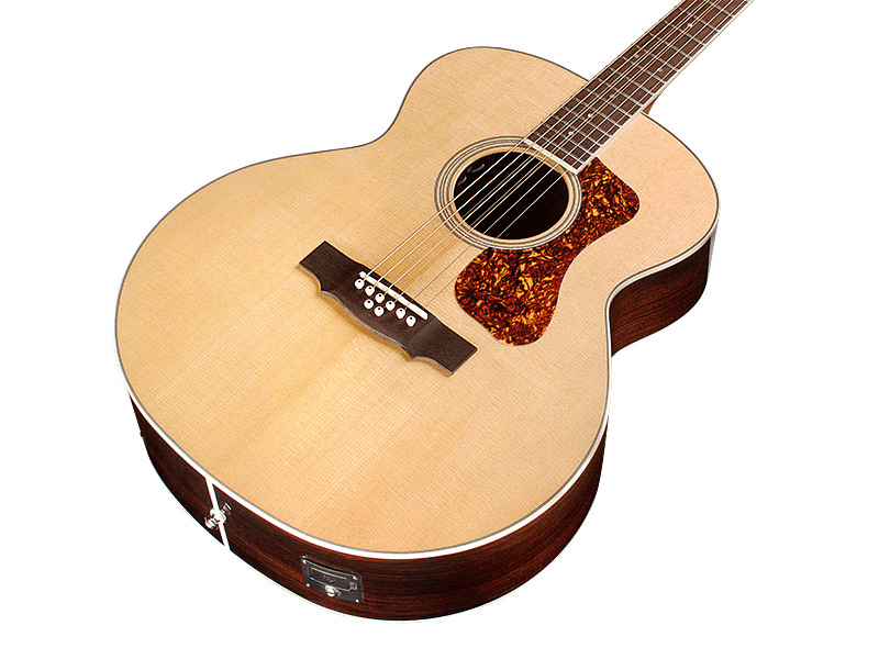 GUILD BT-258E Baritone Deluxe Acoustic-Electric Guitar - Natural