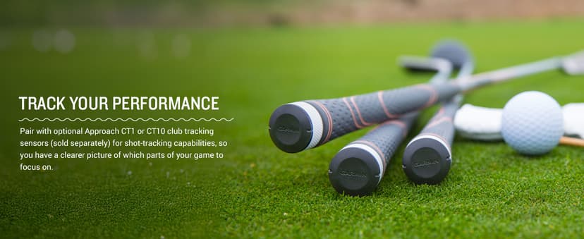 Garmin Approach® S44, Essential Golf GPS Smartwatch, AMOLED Display, On-Course Features, Silver Aluminum Bezel with Black Silicone Band