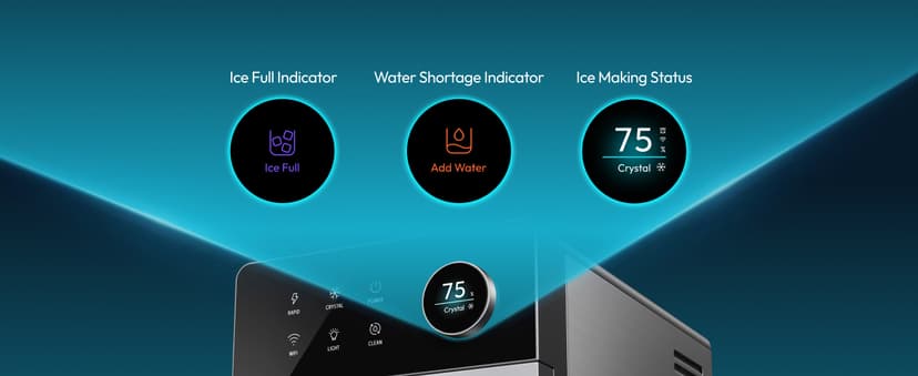 EUHOMY 2'' Clear Ice Cube Maker Countertop with APP, 2 Square Ice Ready in 27 Mins for Whiskey, Slow-Melting & Self-Cleaning, 110 Pcs/Day, 24H Timer, Clear Ice Maker with Ice Tong for Home/Bar/Party