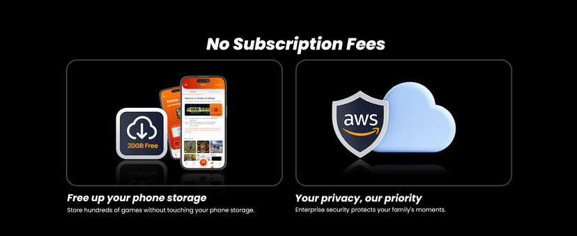 XbotGo Chameleon AI Auto Sports Action Camera - 4K 60FPS Soccer Camera and Basketball Tracking Camera for Team Sports, Live Streaming, No Subscription, Works with iOS & Android (Lava Graphite)