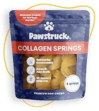 Pawstruck Large 5-6” Filled Dog Bones Variety Pack - Peanut Butter, Cheese & Bacon, Beef Flavors - Made in USA, Long Lasting Stuffed Femur Treat for Aggressive Chewers - Pack of 3, Packaging May Vary