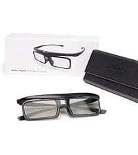 AWOL VISION DLP Link 3D Glasses, Rechargeable Active Shutter Eyewear Compatible with AWOL VISION LTV-3000 Pro and LTV-3500 Pro, Vanish TV & Other DLP-Link 3D projectors (2 Packs)