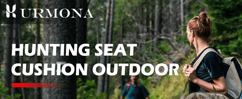 URMONA Portable Hunting Seat Cushion, 11.4 x 15.7 x 2.8in Thickening Lightweight Outdoor Cushion, Waterproof Sponge Dirty Proof Pad for Hunting, Camping, Stadium, Outdoor Sports, Fishing