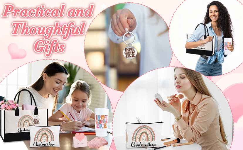 Godmother Proposal Gift Set, Will You Be My Godmother Gifts, God Mother Gifts Ideas Include Insulated Tumblers Mothers Day Christmas Birthday Baptism Present for Women Mom