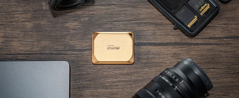 Crucial X10 Pro 1TB Portable SSD, Up to 2100MB/s Read, 2000MB/s Write, 3.2 USB-C, External Solid State Drive, Durable Storage for PC & Mac, for Professional Creators, Black - CT1000X10PROSSD902