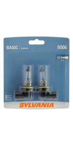 SYLVANIA - 9006 XtraVision Halogen Headlight Bulb - High-Performance Car Headlight - Replacement Halogen Light - For Automotive - 2 Bulbs