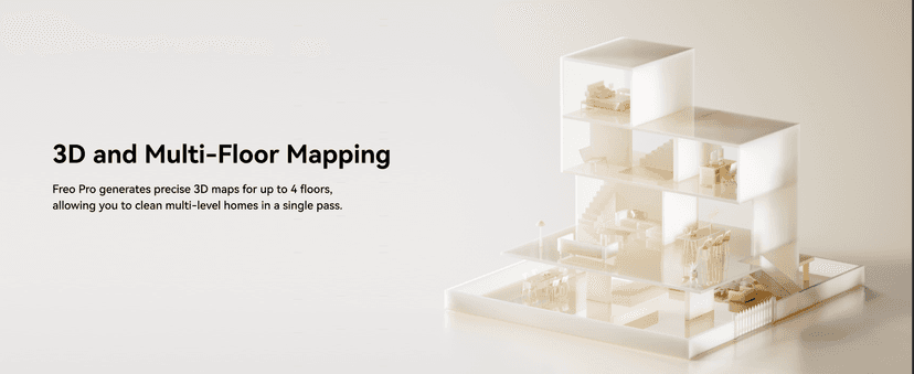 NARWAL Freo Pro Robot Vacuum and Mop Combo, Tangle Free Robot Mop, 8500Pa Powerful Suction, Self-Emptying, Auto Mop Washing, Auto Drying, Obstacle Avoidance, Ideal for Pet Hair and Hard Floor