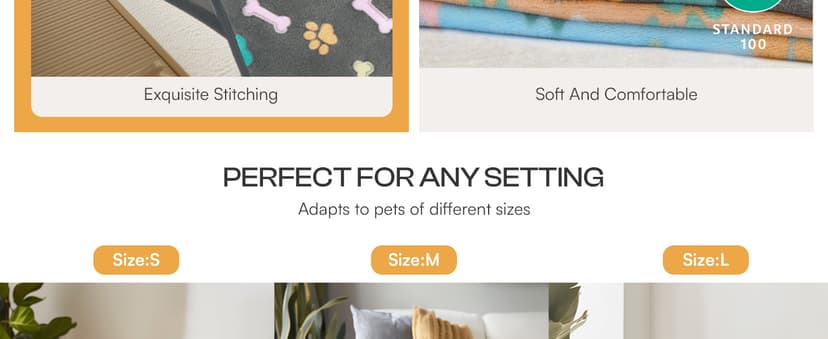 Luciphia 1 Pack 3 Blankets Fluffy Premium Fleece Pet Blanket Flannel Paw Printed Throw for Dog Cat(Small 23x16'', Grey/Brown/Blue) B09PFN1KR8