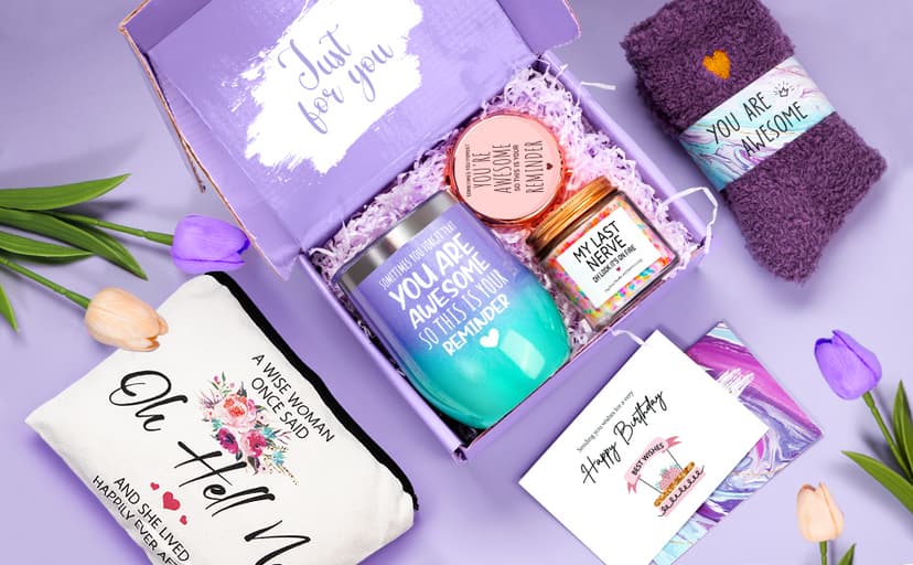 Birthday Gifts for Women, Best Friend Birthday Gifts, Gifts for Women, Happy Birthday Gifts Basket for Women, Friendship Gifts, Gifts for Friends Female Coworker Sister Mom Her Coffee Mug, Birthday