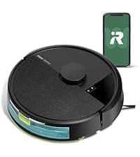 iRobot Roomba 104 2in1 Vacuum & Mop Robot - Self-Empties for 75 Days, Intense Power-Lifting Suction, Vacuums All Floors, Ideal for Pet Hair, LiDAR Smart Navigation Mapping, Mops Hard Floors