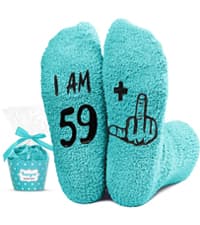 HAPPYPOP Birthday Gifts for Women - Funny Birthday Socks for Her in 50s