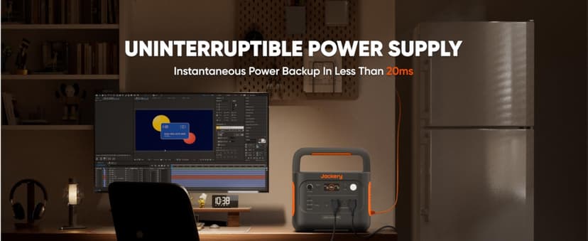 Jackery Solar Generator 1000 v2 with 200W Solar Panel,1070Wh Portable Power Station LiFePO4 Battery,1500W AC/100W USB-C Output, 1Hr Fast Charge for Outdoor,Off-Grid Living,RV,Emergency