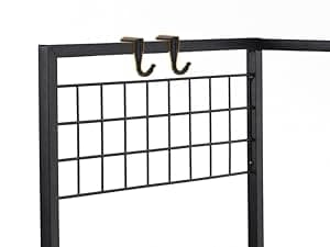 Golf Bag Organizer for Garage, Golf Accessories for Men Women, Golf Bag Stand, Golf Storage Organizer with 2 Hooks, Storage Rack for 2 Golf Bags, Sports Equipment Organize, Golf Club Holder