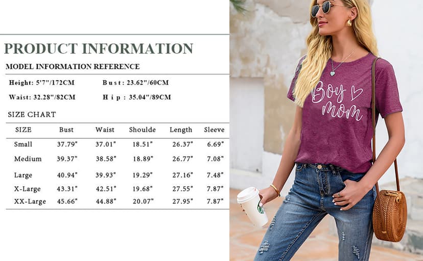 Boy Mom Shirt for Women Mom Shirts Mother Gifts T Shirt Mom of Boys Funny Tops Tees